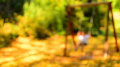 Blurred child playing. Stock Footage 82678328
