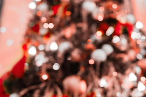 Blurred Christmas background Foto stock