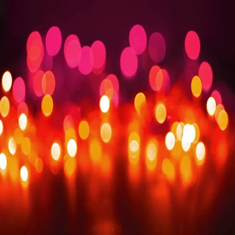 Blurred Christmas lights background Stock Footage 69381384