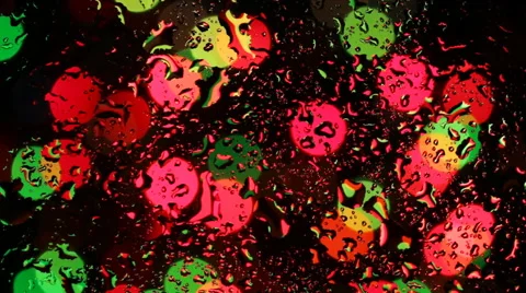 Blurred Christmas Lights Stock Footage 44873307