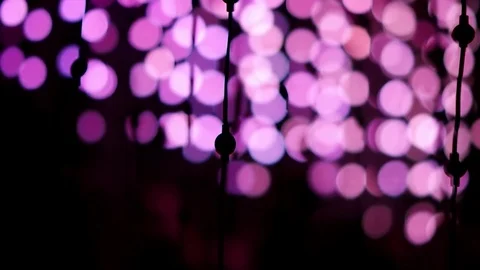 Blurred Christmas Lights Stock Footage 81497612