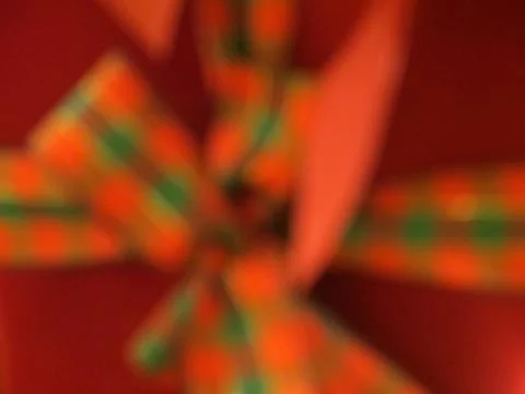 Blurred Christmas present. Foto stock