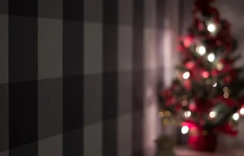 Blurred christmas tree Stock Illustration