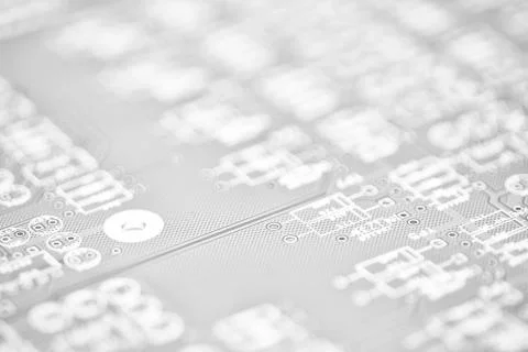 Blurred circuit board in the light Foto stock