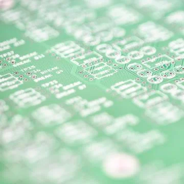 Blurred circuit board in the light Stock Photos