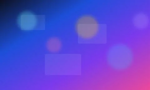 Blurred circular and rectangular shapes create a colorful gradient backgrou.. Stock-Illustration