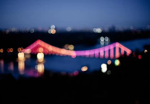 Blurred city background Stock Photos