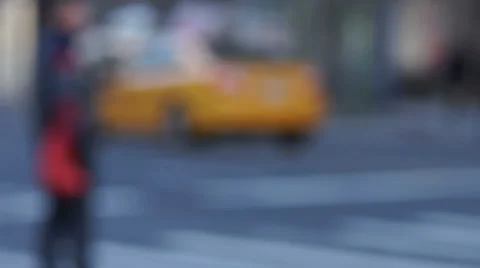Blurred city life Video stock 36368013