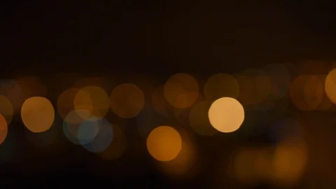Blurred city lights and view of an arab town at night Video stock 128798686