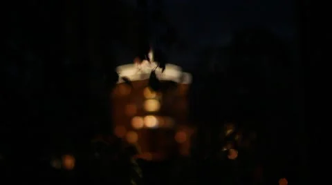 Blurred city lights Stock Footage 50247665