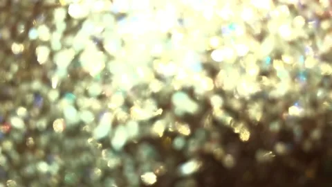 Blurred close-up silver glitter ball, fantasy and celebration concept Stock Footage 120501074