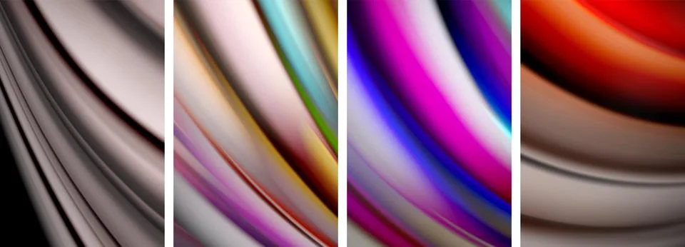 Blurred color line backgrounds. Vector Illustration For Wallpaper, Banner Stock Illustration
