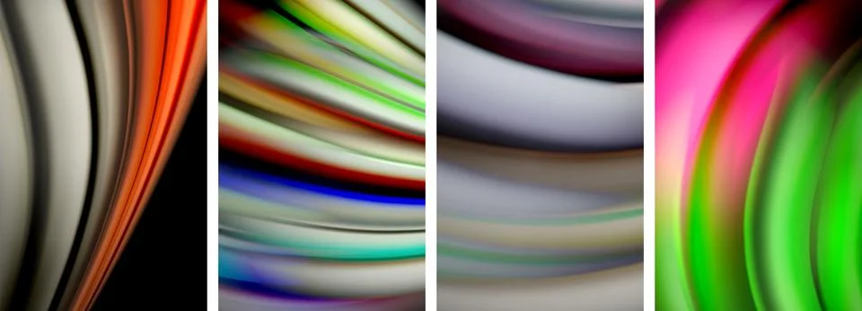 Blurred color line backgrounds. Vector Illustration For Wallpaper, Banner イラスト素材