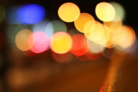 Blurred colored highlights Stock Photos