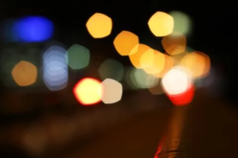 Blurred colored highlights Stock Photos