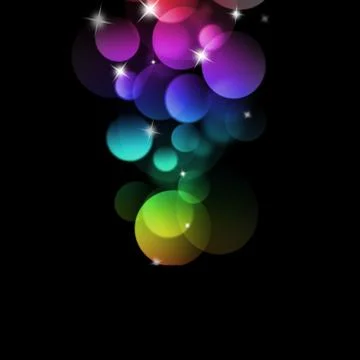 Blurred colored lights Stock Photos