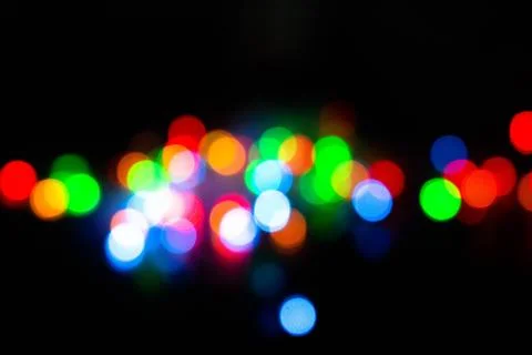 Blurred colored lights Stock Photos