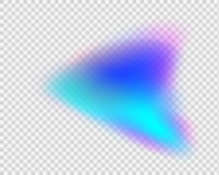 Blurred colorful gradient triangle shape with blue purple and pink hues on .. Stock Photos