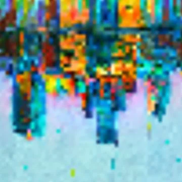 Blurred colorful pixel background Stock Illustration