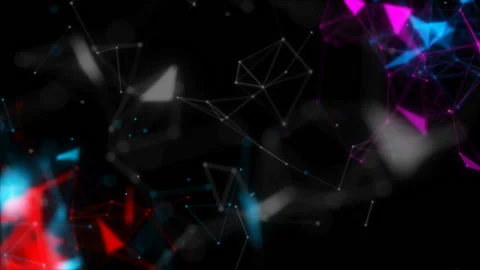 Blurred colors in the corners of the screen. Animated digital background. Place Stock Footage 100110789
