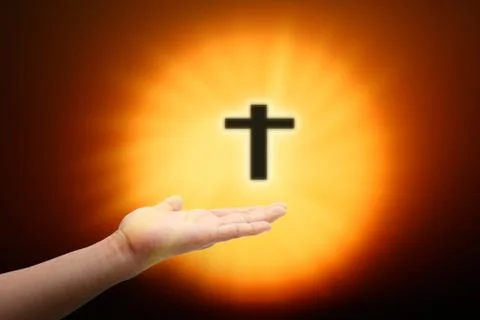 Blurred cross Stock Photos