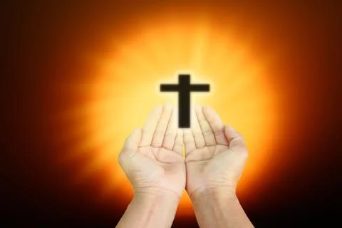 Blurred cross Stock Photos