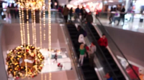 Blurred crowd of people Stock Footage 48022457