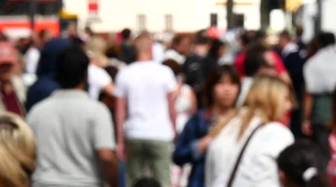 Blurred Crowd shot Video stock 41060193