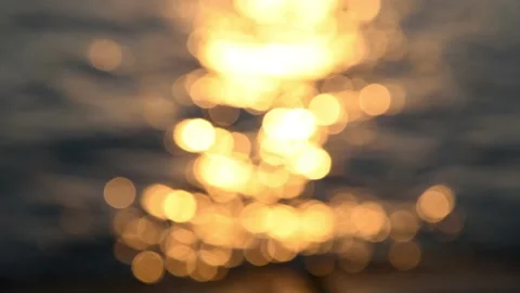 Blurred cyclist at sunset Stock Footage 169883167