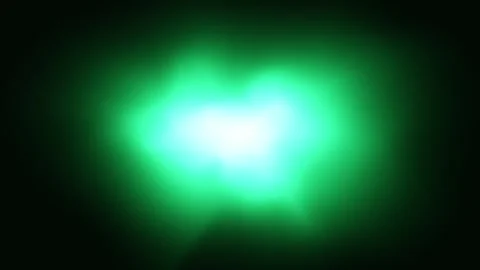 Blurred dark green abstract tunnel light loop motion background Stock Footage 341898397