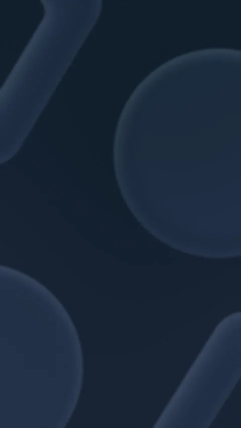 Blurred dark shapes on a deep blue seamless loop background. 4K. Stock Footage 309701365