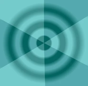 Blurred dart board pattern depicting spinning Stock Illustration