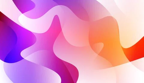 Blurred Decorative Design In Abstract Style With Wave, Curve Lines. For Elega Stock Illustration