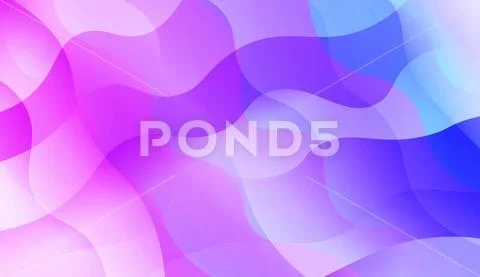 Blurred Decorative Design In Abstract Style With Wave, Curve Lines. Blur Past Stock Illustration