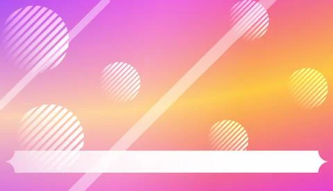 Blurred Decorative Design In Abstract Style With , Curve Lines, Circle, Space Stock Illustration