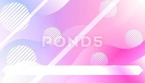 Blurred Decorative Design In Abstract Style With Wave, Curve Lines, Circle, S Stock Illustration