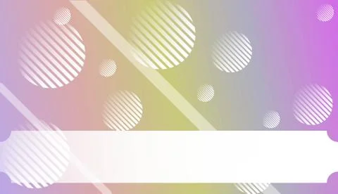 Blurred Decorative Design In Abstract Style With , Curve Lines, Circle, Space イラスト素材