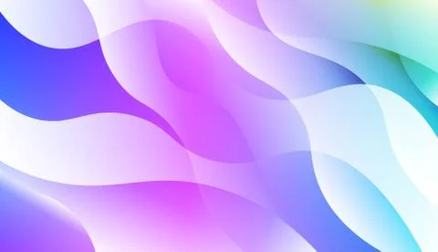 Blurred Decorative Design In Abstract Style With Wave, Curve Lines. For Elega Stock Illustration