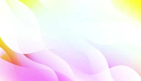 Blurred Decorative Design In Abstract Style With Wave, Curve Lines. For Elega Stock Illustration