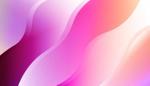 Blurred Decorative Design In Abstract Style With Wave, Curve Lines. For Elega Illustrazione stock