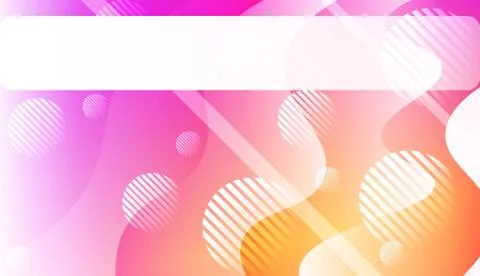 Blurred Decorative Design In Abstract Style With Wave, Curve Lines, Circle, S イラスト素材
