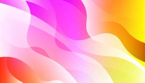 Blurred Decorative Design In Abstract Style With Wave, Curve Lines. For Elega Stock Illustration