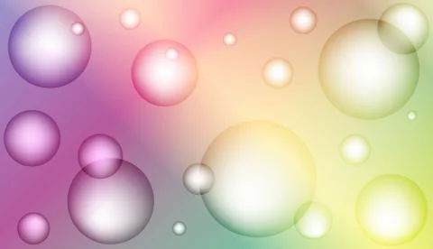 Blurred decorative design with bubbles. For elegant pattern cover book. Vecto Illustrazione stock