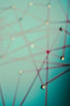 Blurred defocused background. Abstract concept (idea) of network, society Stock Photos