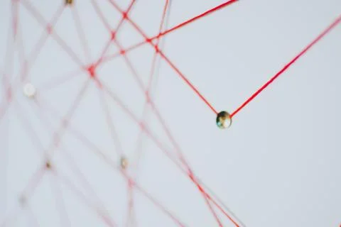 Blurred defocused background. Abstract concept (idea) of network, society Stock Photos