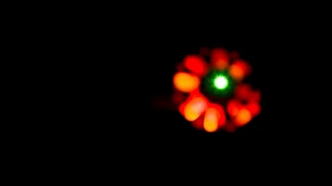 Blurred disco light Stock Photos