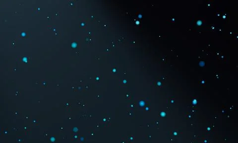 Blurred dust. Bokeh shape. Round. A beam of light shines from above. For use  Stock Illustration
