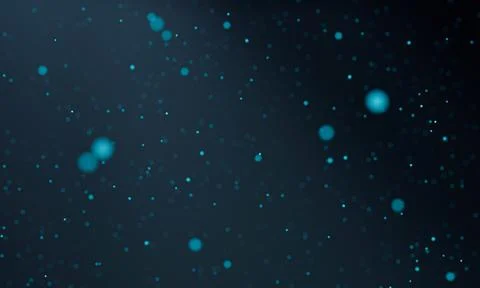 Blurred dust. Bokeh shape. Round. A beam of light shines from above. For use  Stock Illustration