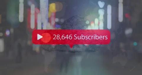 Blurred effect with copy space against cube shapes and digital camera Stock Footage 329766471