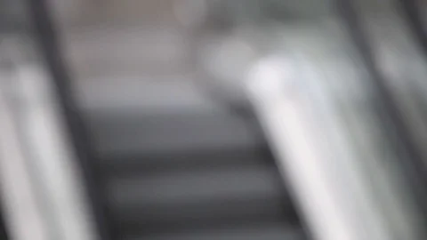 Blurred escalators, Milano, HD Video stock 128118258